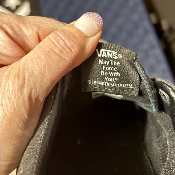Vans Black and Purple Star Wars Sneakers - Picture 6 of 8